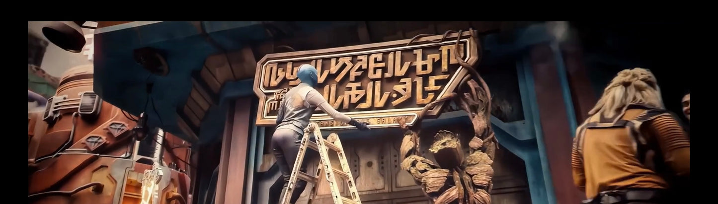 (ONLY 2 LEFT!) Guardian's of the Galaxy Vol. 3 HQ Sign - Threaded